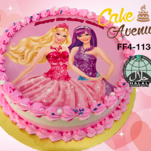 Classic Barbie Doll Cake at $88.00 per Cake | The Baker's Pte Ltd